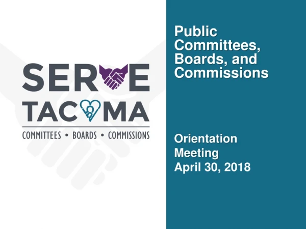 Public Committees, Boards, and Commissions