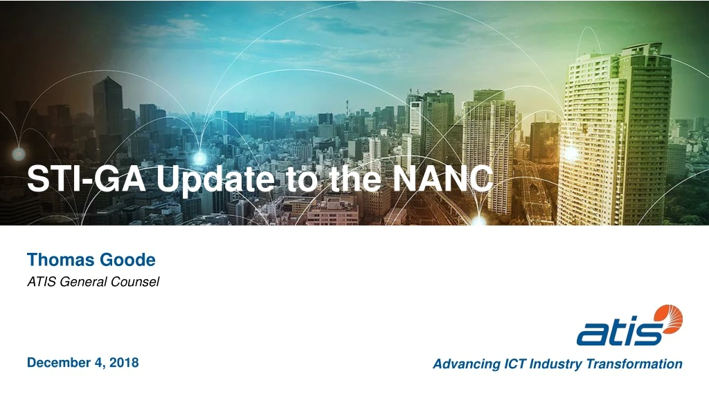 sti ga update to the nanc