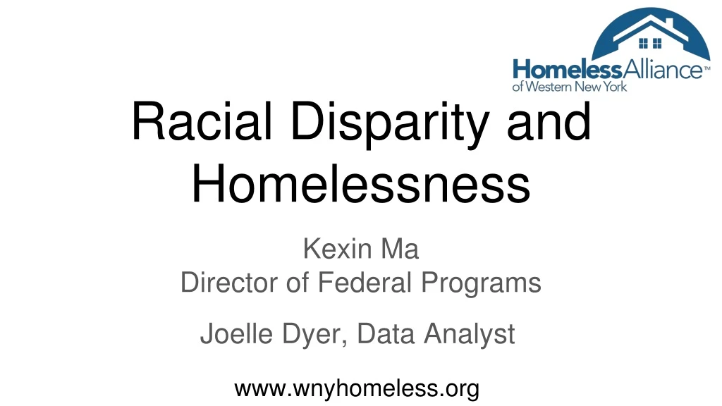 racial disparity and homelessness