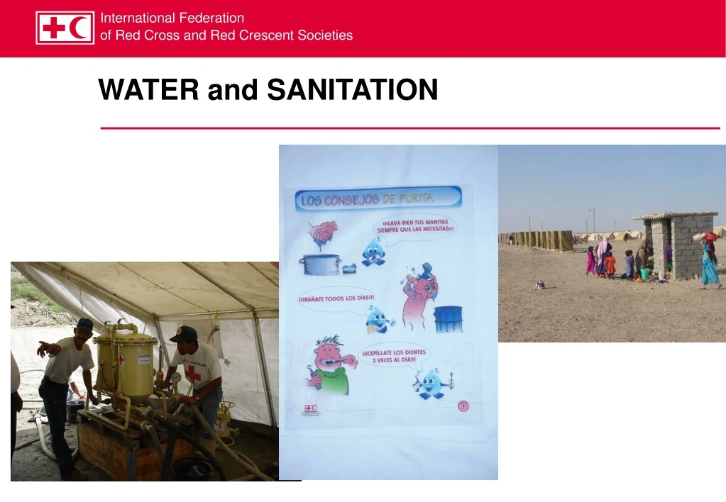 water and sanitation