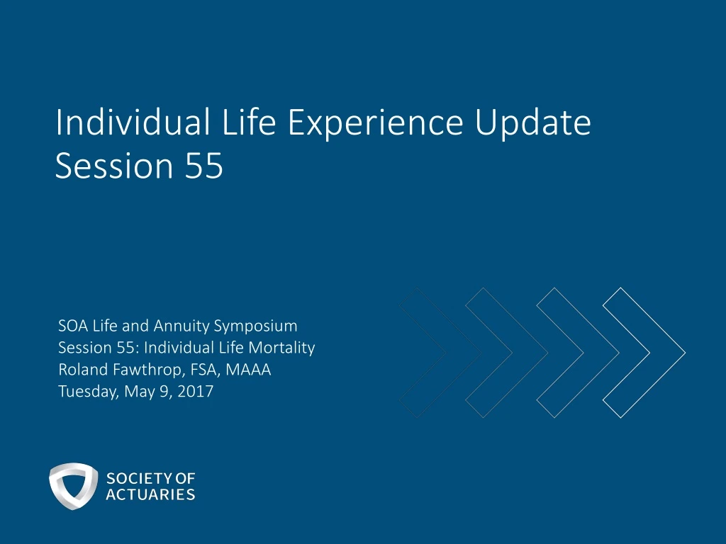 individual life experience update session 55