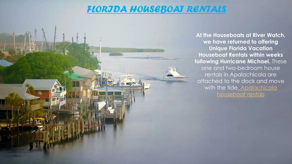 florida houseboat rentals