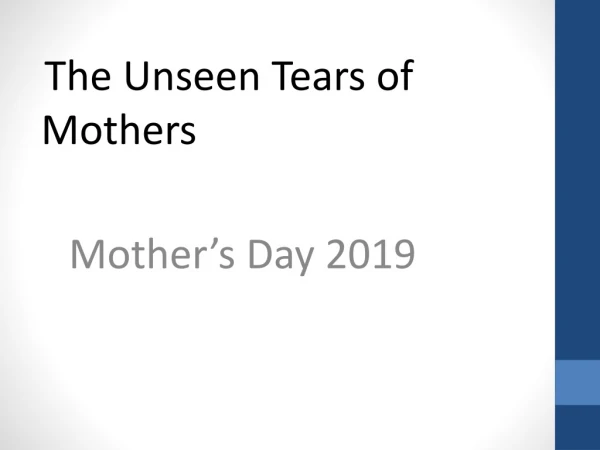 Mother’s Day 2019