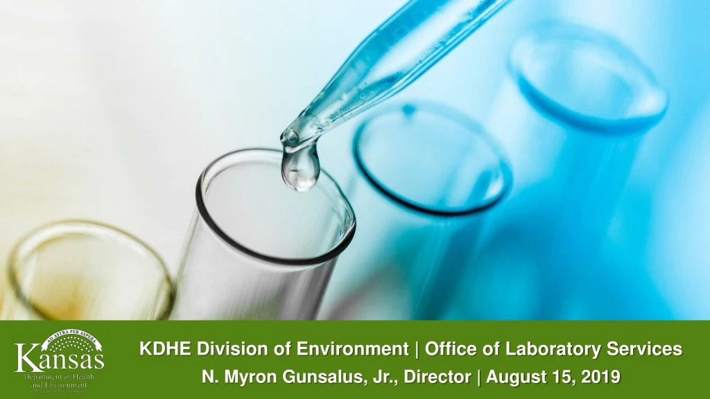 kdhe division of environment office of laboratory