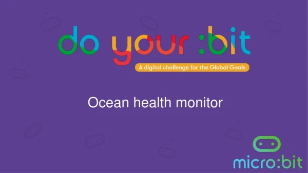 Ocean health monitor