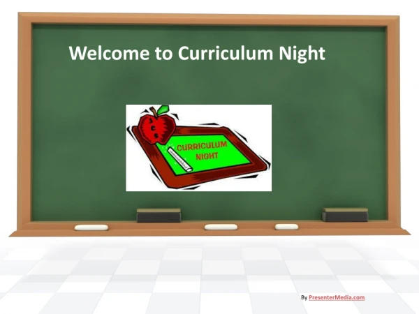 Welcome to Curriculum Night