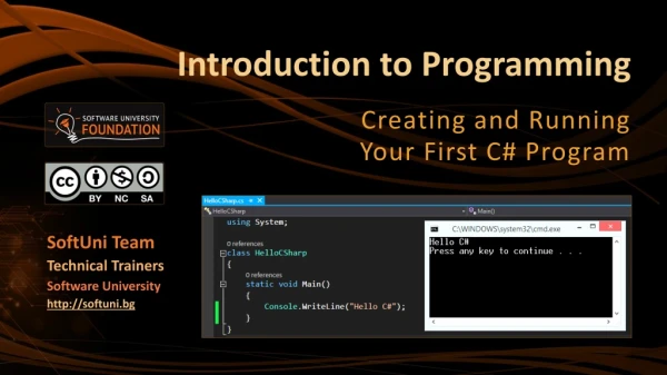 Introduction to Programming