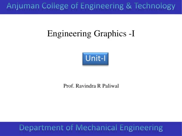 Anjuman College of Engineering &amp; Technology