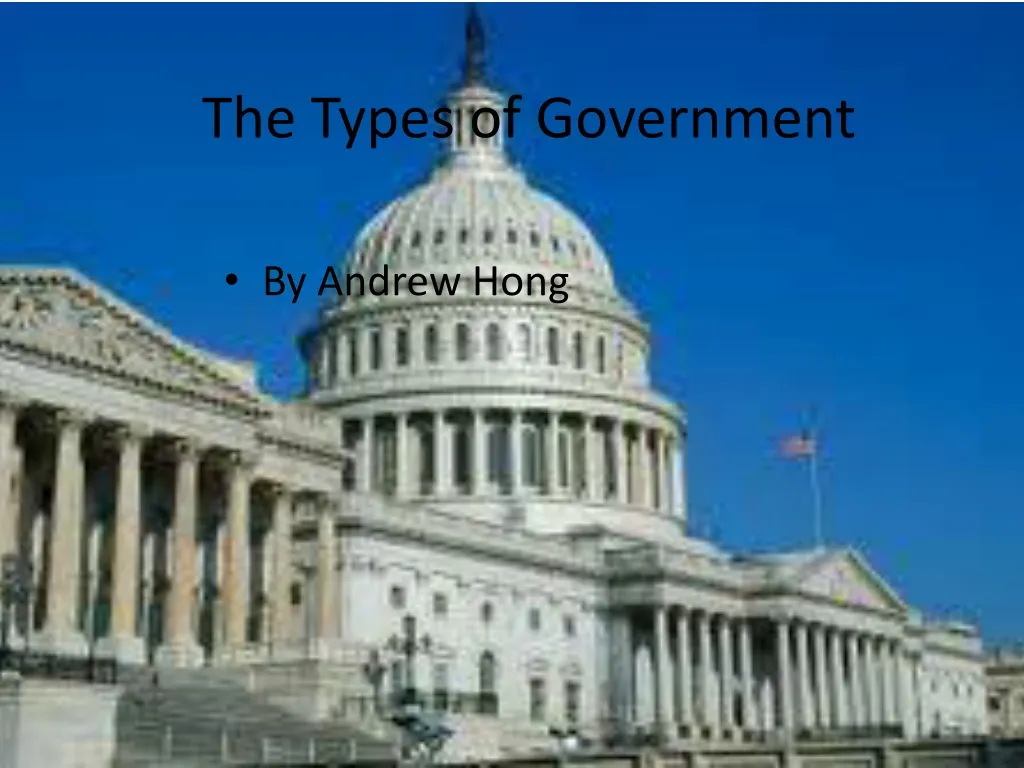 the types of government
