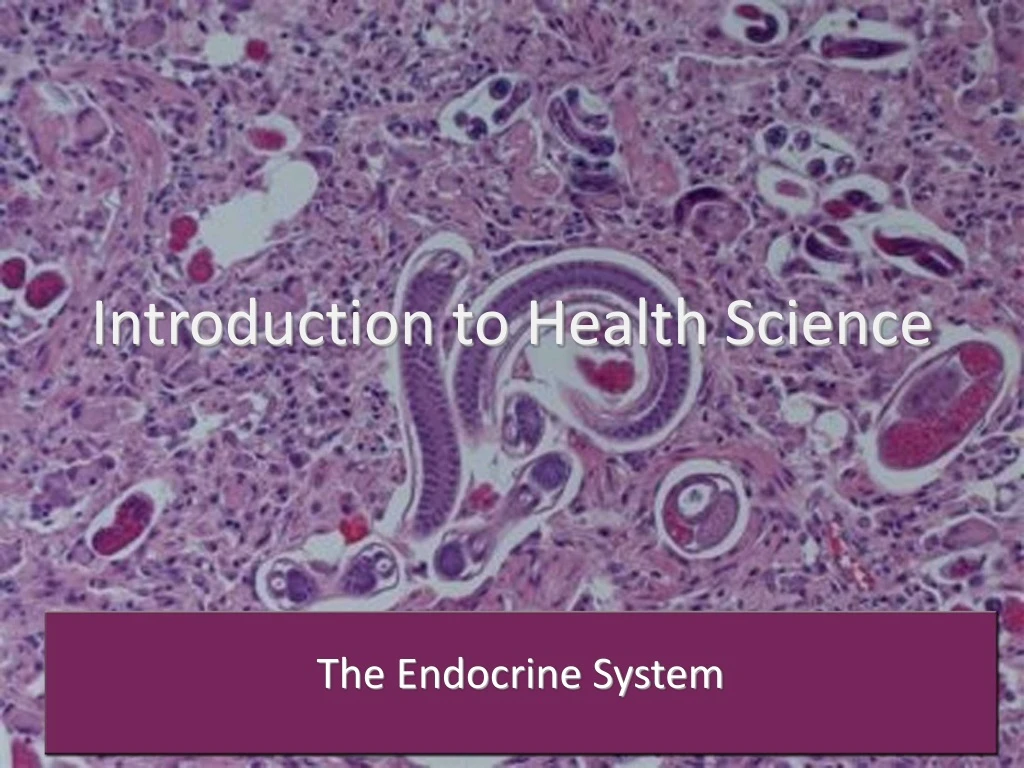 introduction to health science
