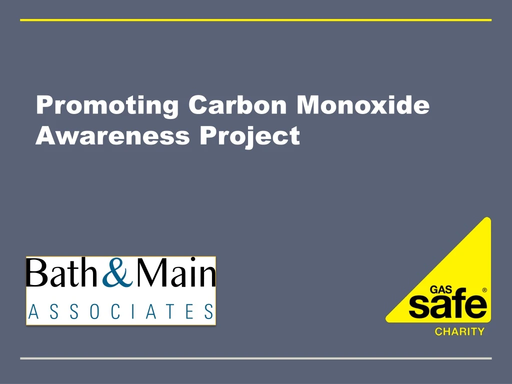 promoting carbon monoxide awareness project