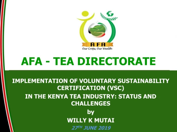 AFA - TEA DIRECTORATE