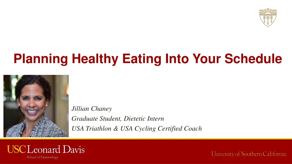 planning healthy eating into your schedule