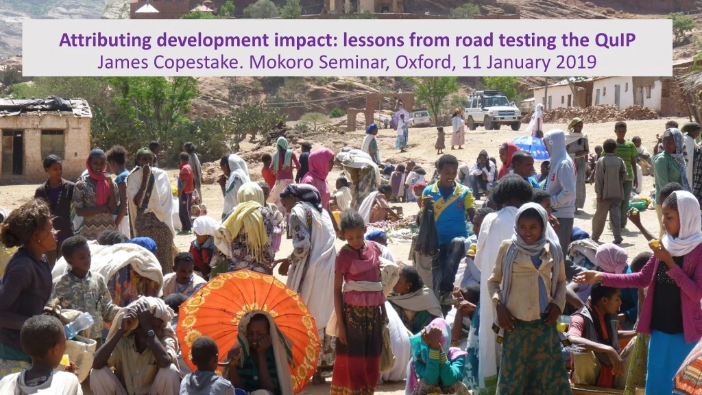 attributing development impact lessons from road