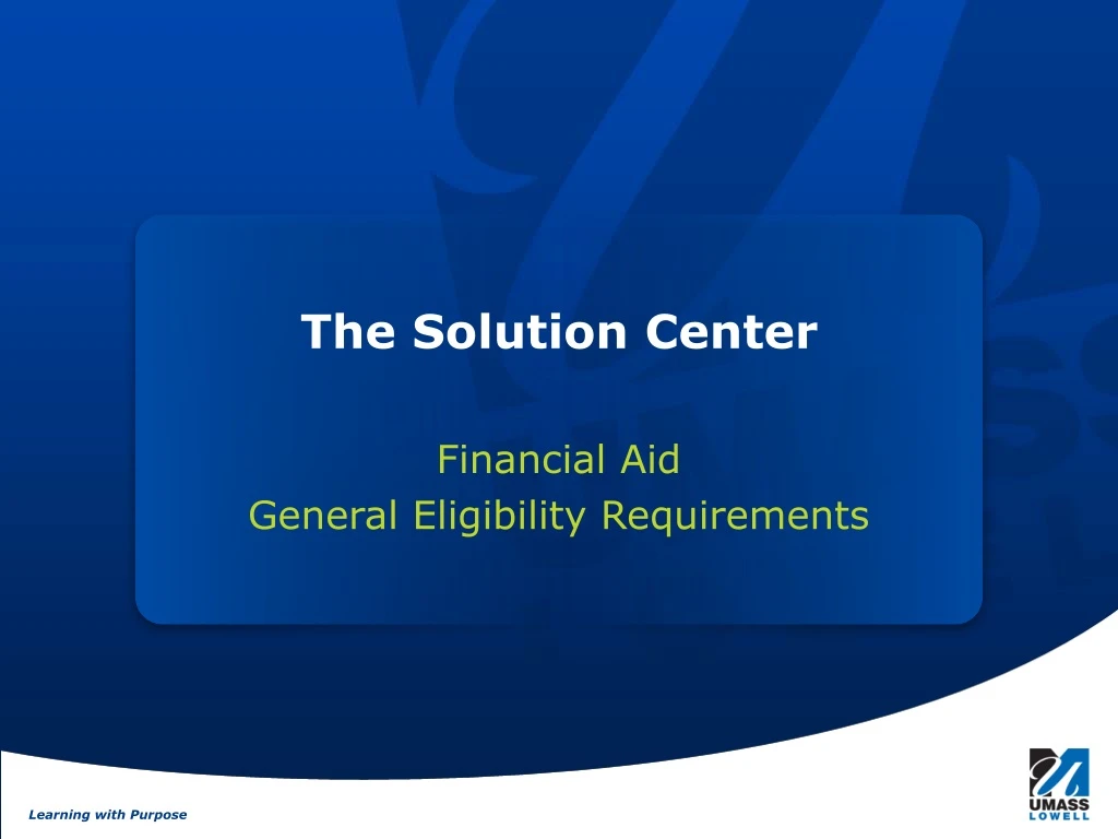 the solution center