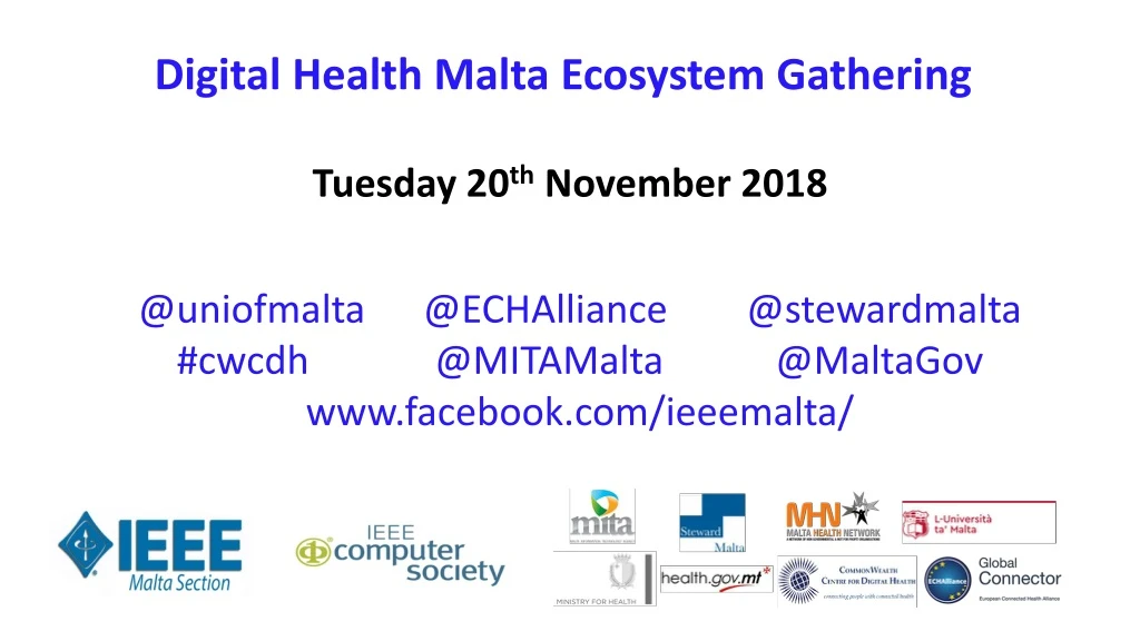 digital health malta ecosystem gathering