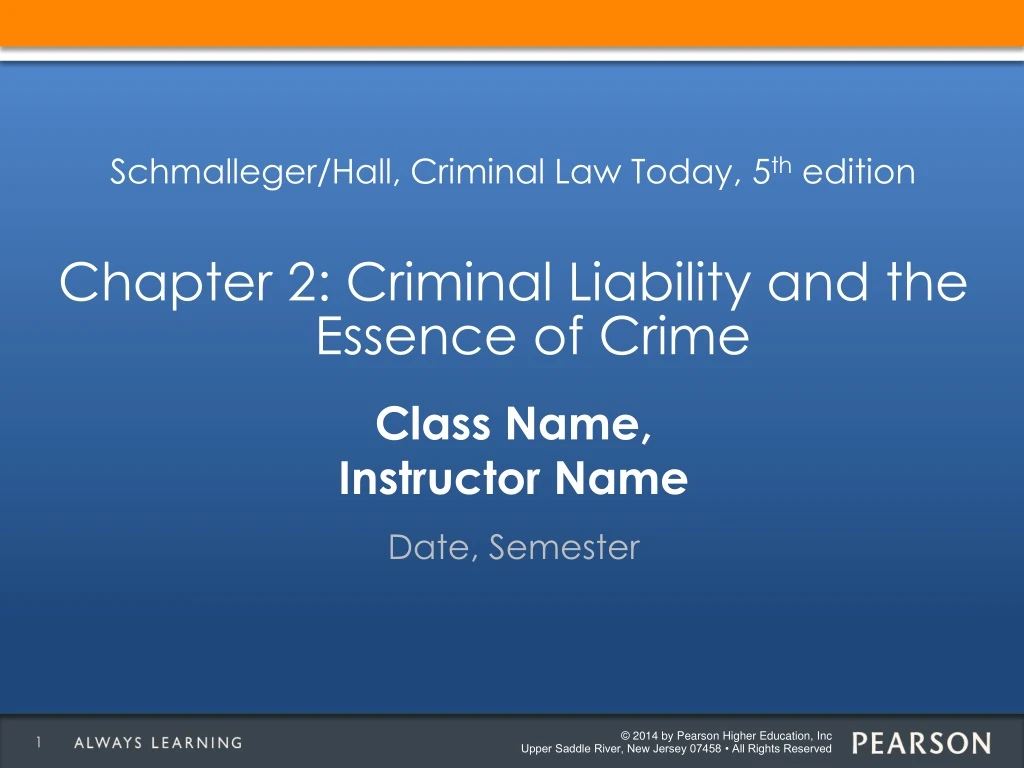 class name instructor name