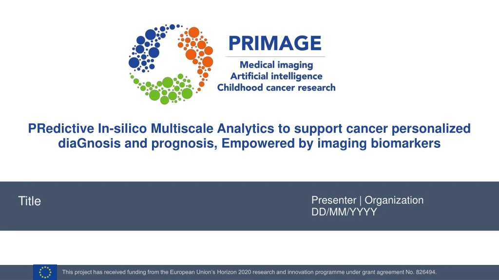 predictive in silico multiscale analytics