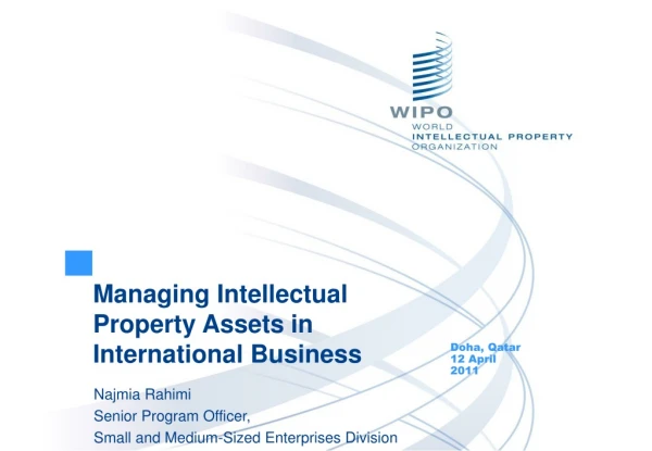 Managing Intellectual Property Assets in International Business