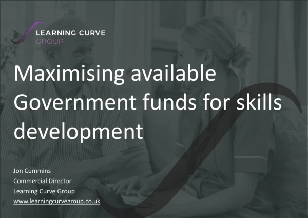 Maximising available Government funds for skills development