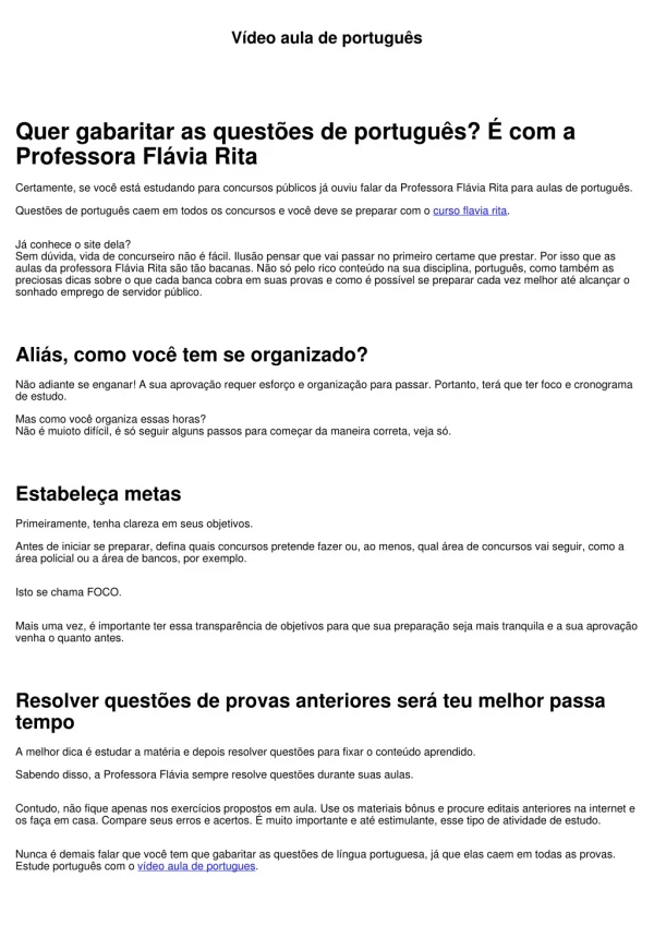 v deo aula de portugu s