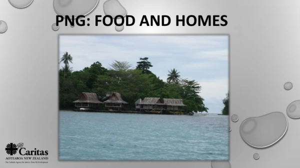 PNG: Food and Homes