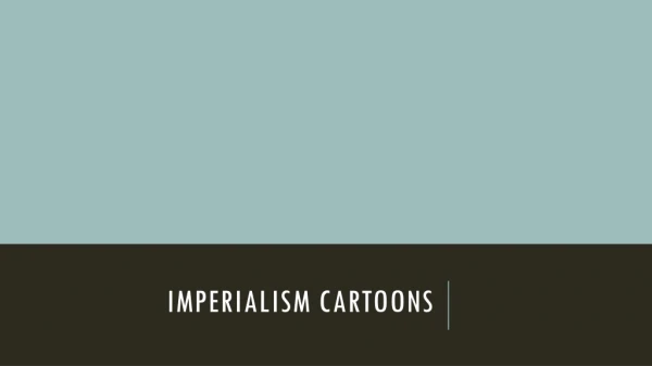 Imperialism Cartoons