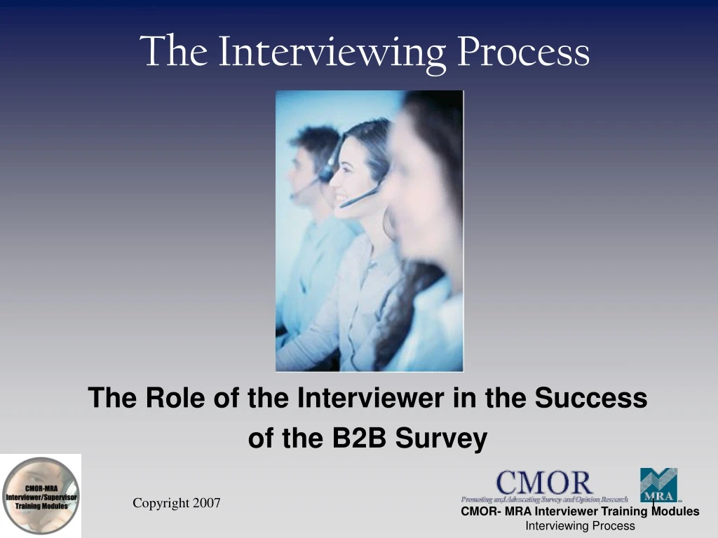 the interviewing process