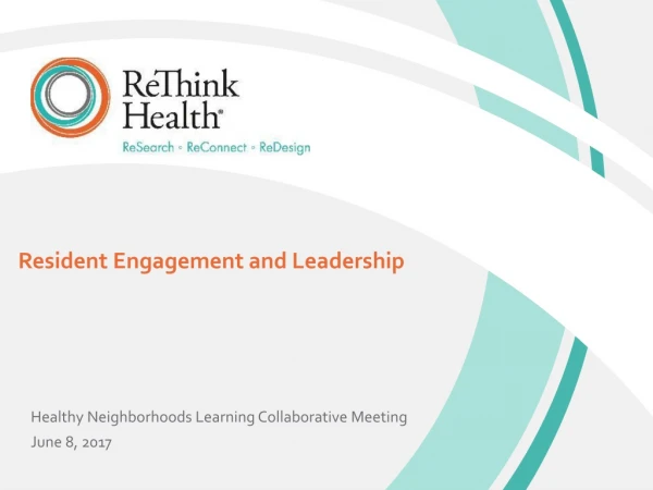 Resident Engagement and Leadership