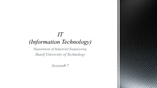 IT (Information Technology)
