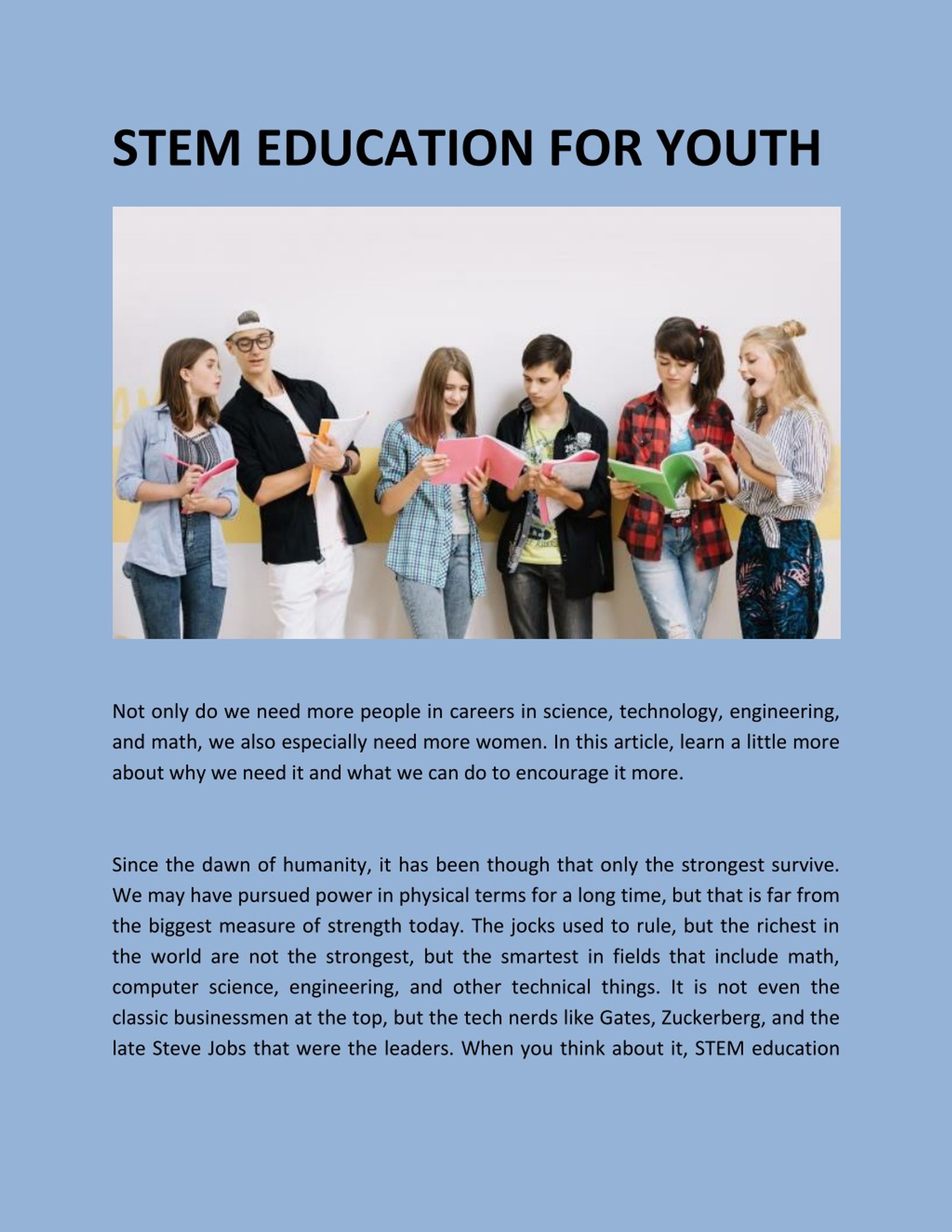 PPT - STEM EDUCATION FOR YOUTH PowerPoint Presentation, free download ...