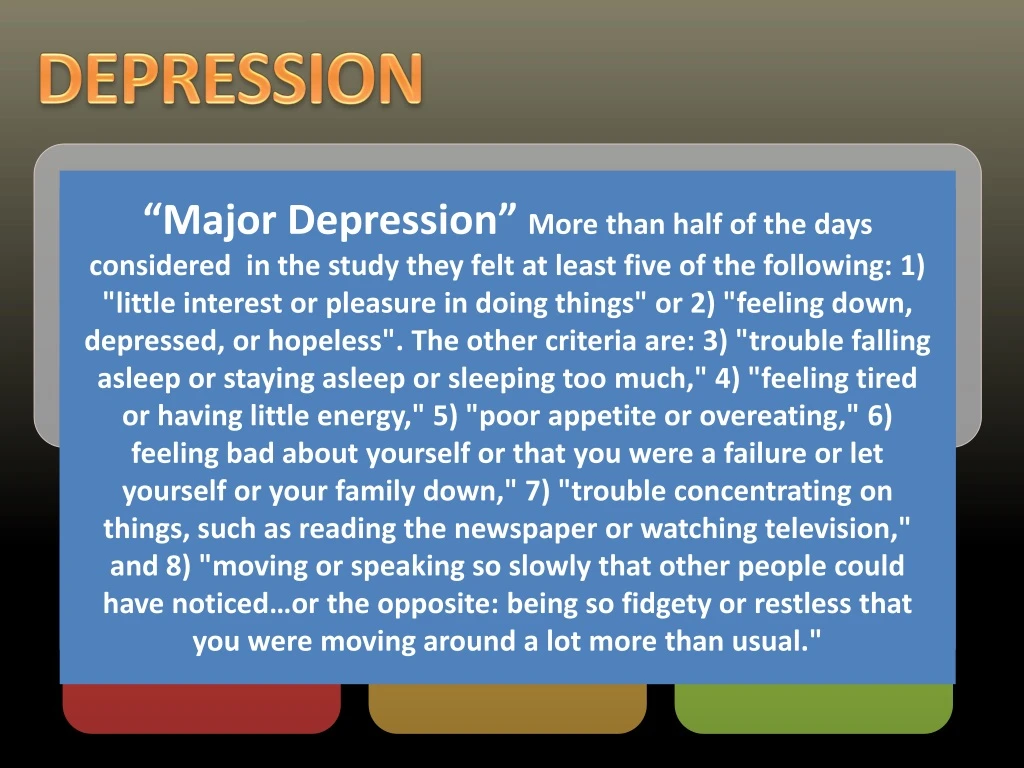 depression