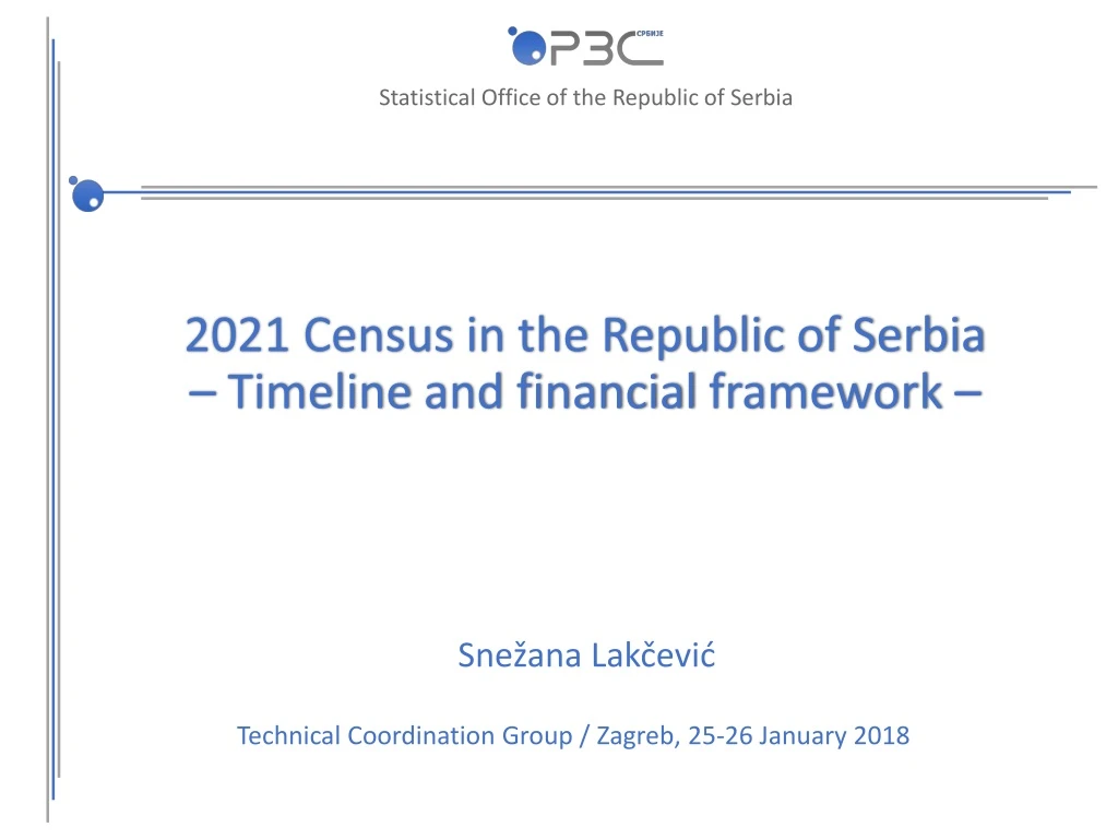 2021 census in the republic of serbia timeline and financial framework