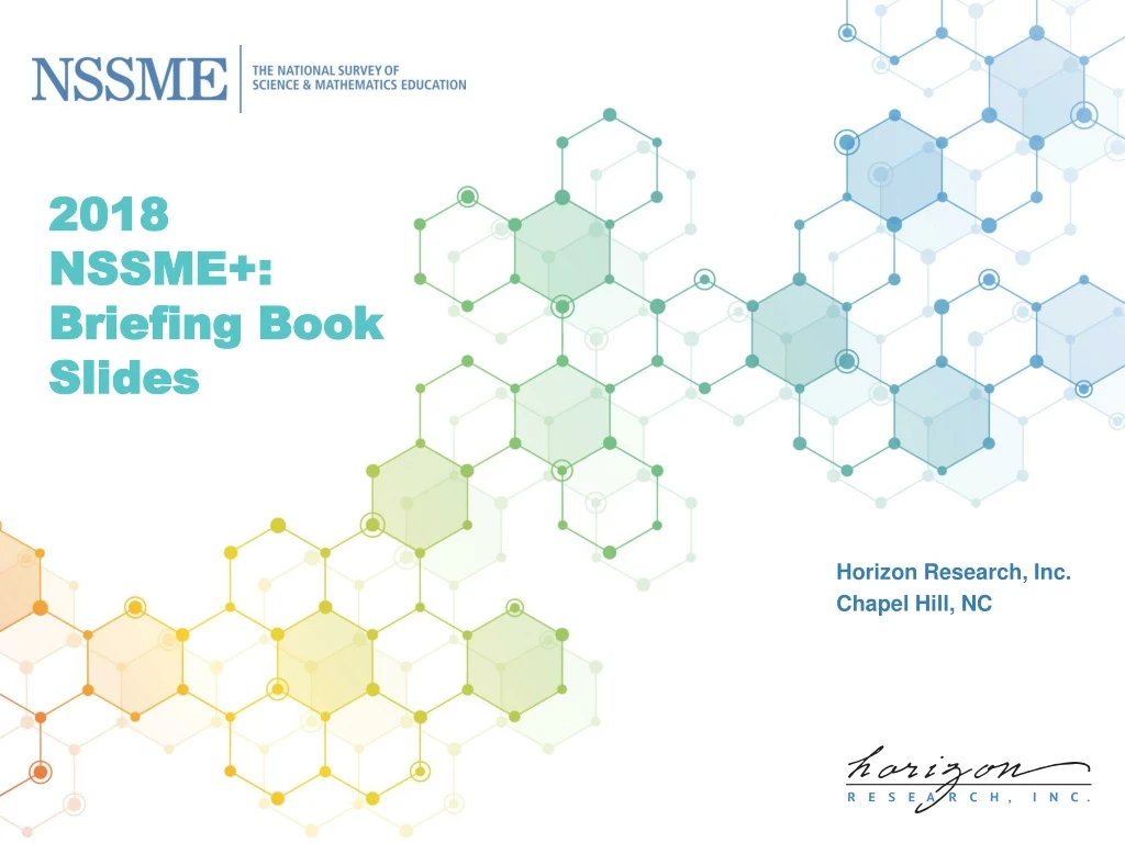 2018 nssme briefing book slides