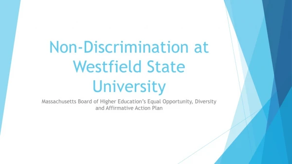 Non-Discrimination at Westfield State University