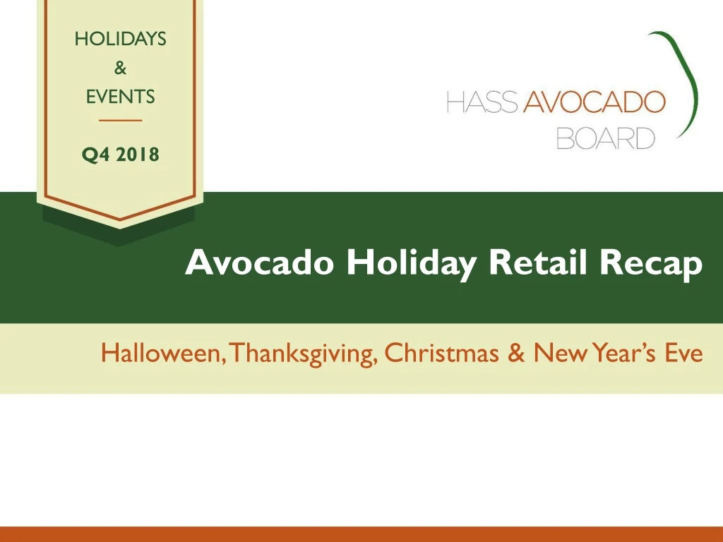 avocado holiday retail recap