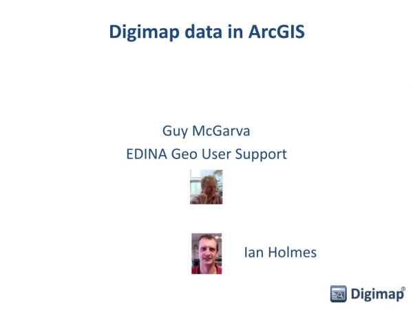Digimap data in ArcGIS