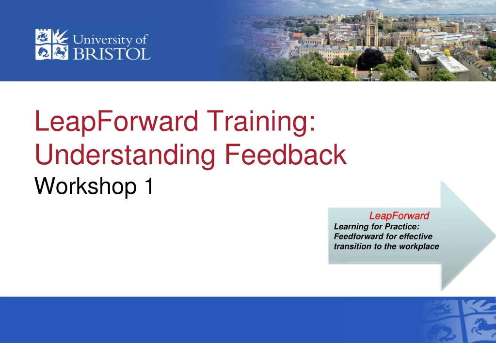 leapforward training understanding feedback