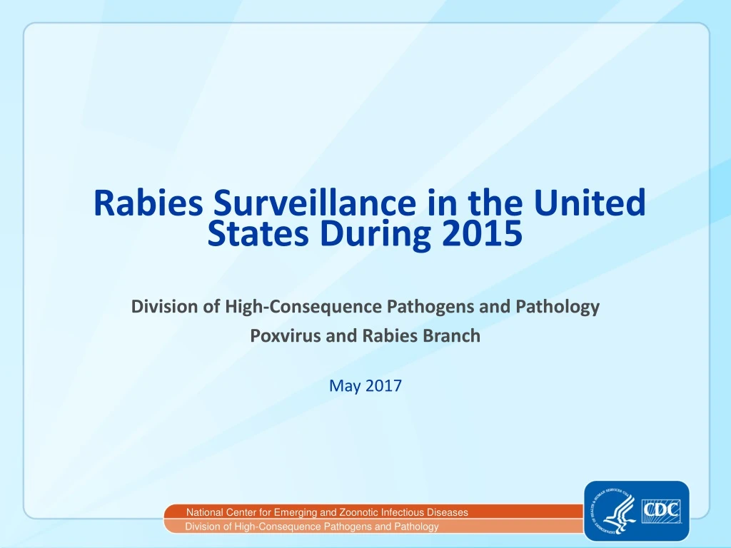 rabies surveillance in the united states during 2015