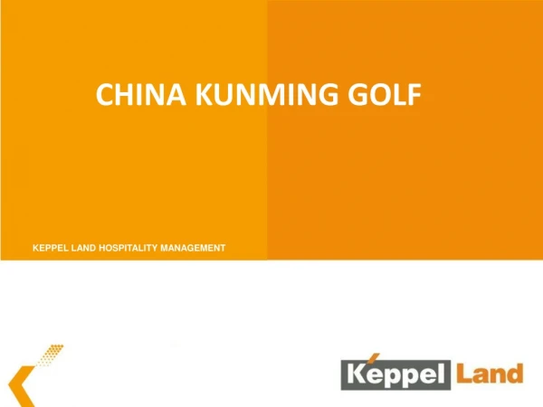 China Kunming golf