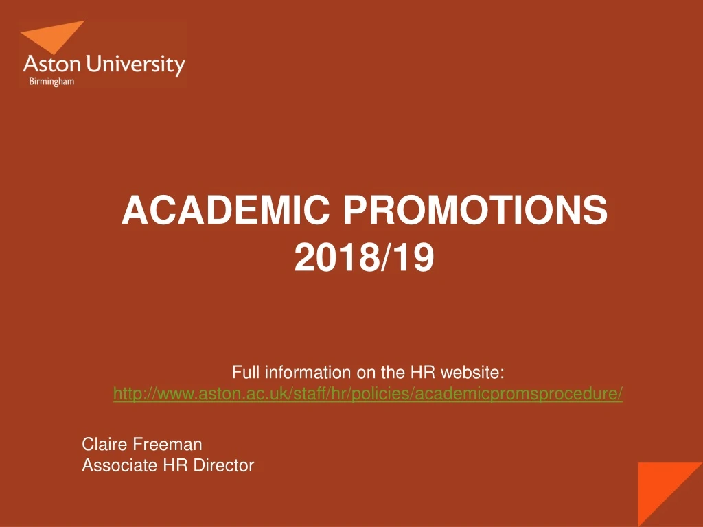 academic promotions 2018 19