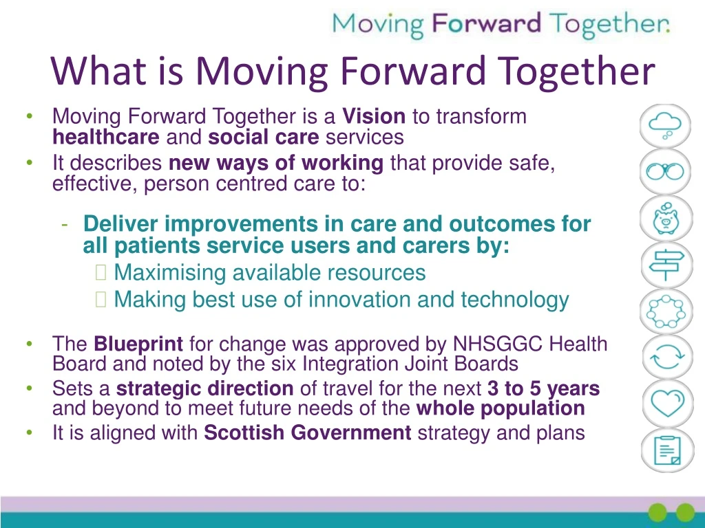 what is moving forward together