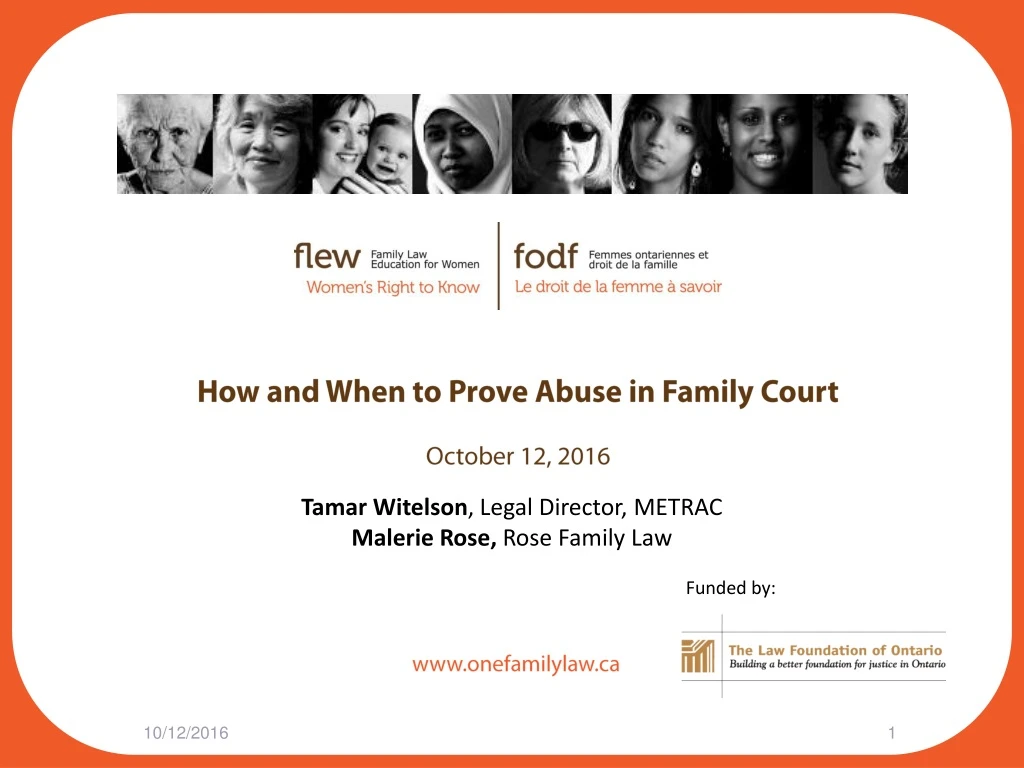 how and when to prove abuse in family court october 12 2016