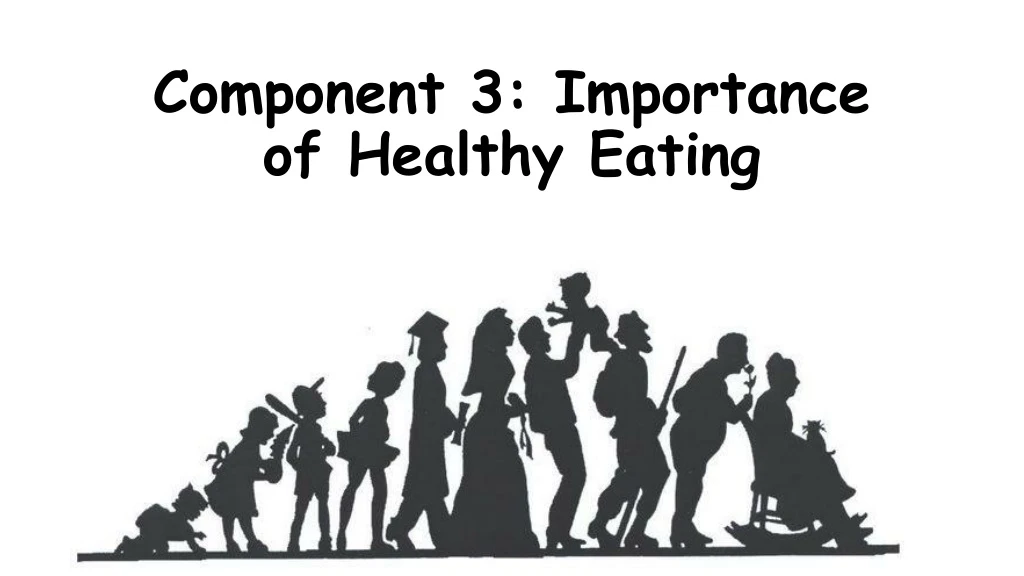 component 3 importance of healthy eating