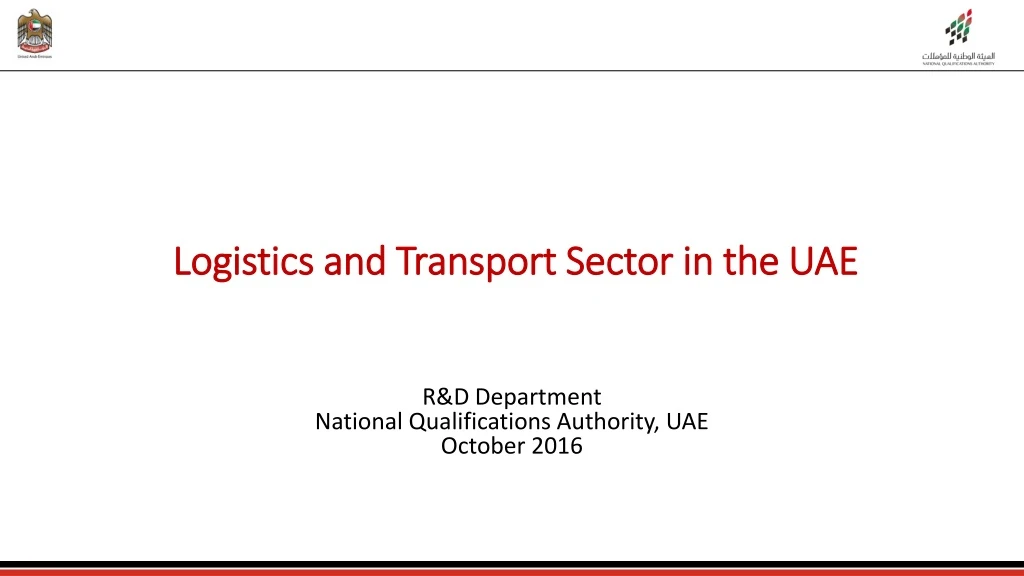 logistics and transport sector in the uae