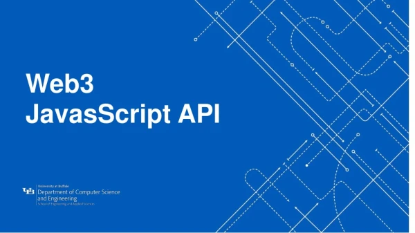 Web3 JavasScript API
