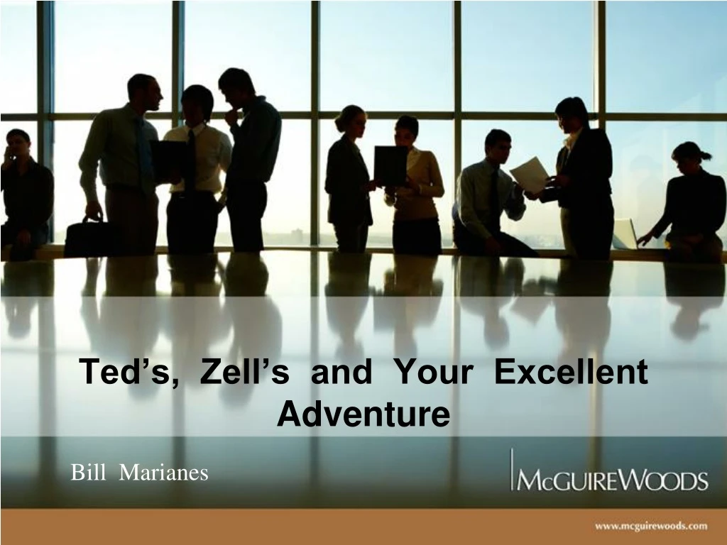 ted s zell s and your excellent adventure