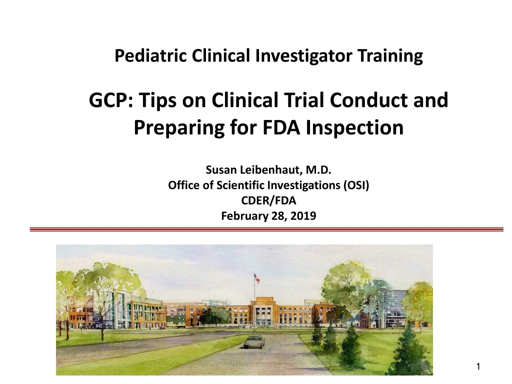 pediatric clinical investigator training gcp tips
