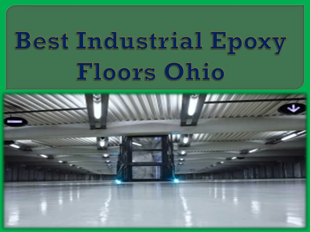 best industrial epoxy floors ohio