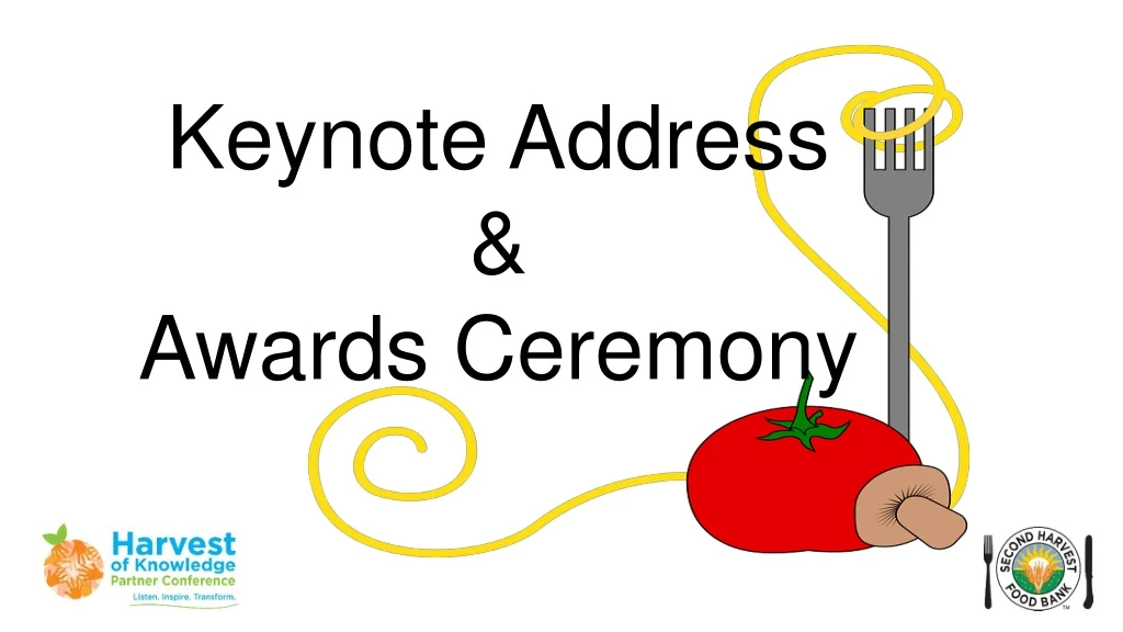 keynote address awards ceremony